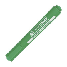 Маркер Buromax Permanent "JOBMAX", round tip, green (BM.8700-04)