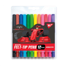 Фломастери Yes Race legend, 12 кольорів (650480)
