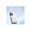 Батарея универсальная Vention Magnetic Wireless 10000mAh 22.5W 3A, PD, QC/3.0, USB-C, Lightning, LED Display, Black (FHTB0)