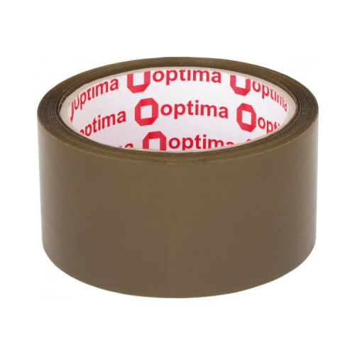 Скотч Optima 48 мм х 50 м х 43 мкм Extra, коричневий (O45327)