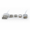 Дата кабель USB 2.0 AM to Lightning + Micro 5P + Type-C 1.0m Cablexpert (CC-USB2-AMLM31-1M)