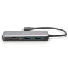 Порт-репликатор Digitus USB-C > 2xHDMI/2xUSB-A/USB-C/SD/MicroSD/RJ54 (DA-70915)