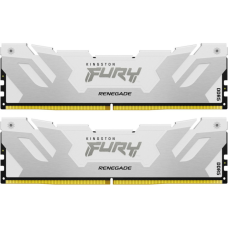 Модуль пам'яті для комп'ютера DDR5 32GB (2x16GB) 6400 MHz Renegade White XMP Kingston Fury (ex.HyperX) (KF564C32RWK2-32)