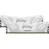 Модуль пам'яті для комп'ютера DDR5 32GB (2x16GB) 6400 MHz Renegade White XMP Kingston Fury (ex.HyperX) (KF564C32RWK2-32)
