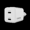 Зарядний пристрій Canyon CU35CC GaN 35W 2xPD EU White (CNS-CUW35CC)