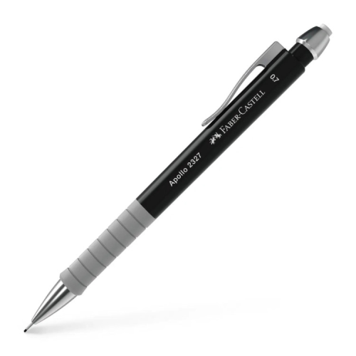 Олівець механічний Faber-Castell Apollo Black, корпус чорний (0,7 мм) (29165)