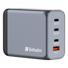 Зарядное устройство Verbatim GaN 200 W 4 ports (2xUSB-C-100 W,USB-C-65 W /USB-A -3.0) (32204)