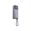 Батарея універсальна Xiaomi 10000mAh 165W Integrated Cable grey (BHR9361GL)