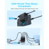 Зарядний пристрій Anker 2xUSB-C + 2xUSB 50W black (A121EG11)