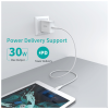 Дата кабель USB-С to Lightning 1.0m USB2.0 30W MFI Choetech (IP0040-WH)