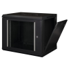Шафа настінна Hypernet 12U 19" 600x450 ProLine (PL-WMNC-12U-BLACK)