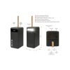 Батарея універсальна AURA NRG-P100 100000mAh 22.5W Black (PBANRG-P100B)