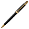 Ручка кулькова Parker SONNET 17 UKRAINE Matte Black Lacquer GT BP Трезубец (84832_T001y)