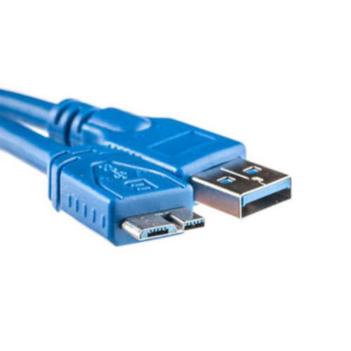 Дата кабель USB 3.0 AM to Micro B 0.1m PowerPlant (KD00AS1229)