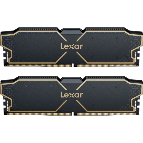 Модуль пам'яті для комп'ютера DDR5 32GB (2x16GB) 6000 MHz Thor Black Lexar (LD5U16G60C38LG-RGD)
