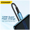 Дата кабель USB 2.0 AM to USB-C 2.0m 120W black Essager (EXC120-CGA01-P)