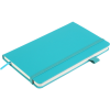 Книга записна Buromax Etalon 125x195 мм 96 аркушів в точку обкладинка зі штучної шкіри Бірюзова (BM.291360-06)