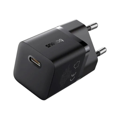 Зарядний пристрій Baseus 1xUSB-C 25W GaN5 black (P10110909113-00)