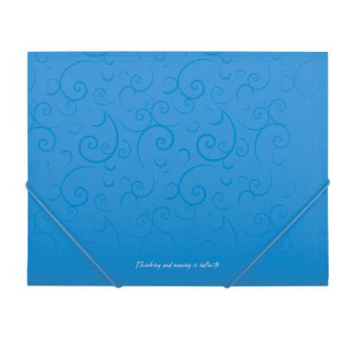 Папка на резинках Buromax А5, BAROCCO, sky-blue (BM.3902-14)