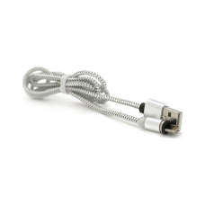 Дата кабель USB 2.0 to Lightning 1.0m 2A magnetic nylon silver PiPo (18168)