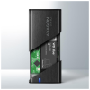 Карман внешний AXAGON USB-C 3.2 Gen 2 metal box for M.2 SATA SSD RAW (EEM2-SBC)