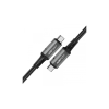 Дата кабель USB-C to USB-C 1.0m USB 4.0 240W audio/video black-grey Acefast (6974316282631)