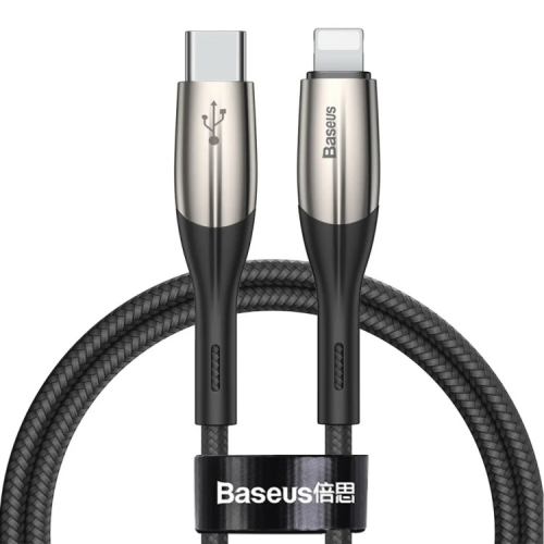 Дата кабель USB-C to Lightning 1.0m 18W black Baseus (CATLSP-01)