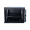 Шафа настінна GEAR 9U 19'' 600x600x500 мм, + полка 19", black (GWMSN-9U-600-600)