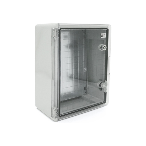 Шкаф настенный ADAL PANO 400х300х170, c прозр. дверцей, IP65, Бокс ударопрочный, ABS пластик (144899 / 111517)