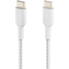 Дата кабель USB-C to USB-C 2.0m 60W White Belkin (CAB004BT2MWH)