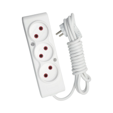 Сетевой удлинитель TECCO 2м 2 поста white (8681277841323)