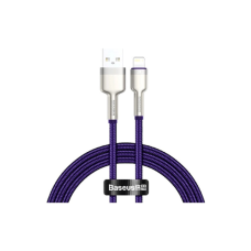 Дата кабель USB 2.0 AM to Lightning 2.0m 2.4A metal purple Baseus (CALJK-B05)