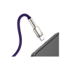 Дата кабель USB 2.0 AM to Lightning 2.0m 2.4A metal purple Baseus (CALJK-B05)
