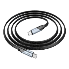 Дата кабель USB-C to USB-C 1.2m 60W nylon aluminum U119 black HOCO (6942007605021)