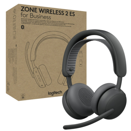 Навушники Logitech Zone Wireless 2 ES Busines Graphite (981-001498)