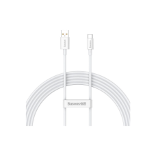 Дата кабель USB 2.0 AM to USB-C 1.0m Superior Fast Charging 100W moon white Baseus (P10320102214-01)