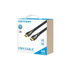Кабель мультимедійний HDMI M to HDMI M 12.0m V2.0 4K60Hz braided zinc alloy black Vention (ALMBM)