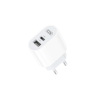 Зарядний пристрій XO L97 (1Type-C/1USB/2.4A) + Type-C - Type-C White (XO-L97-TC)
