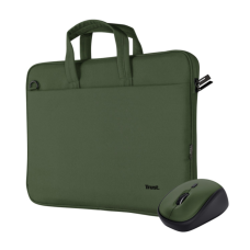 Сумка для ноутбука Trust 16" BOLOGNA Slim Eco + Mouse, Set green (24989)