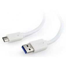 Дата кабель USB 3.0 AM to USB-C 3.0m Cablexpert (CCP-USB3-AMCM-W-10)