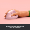Мишка Logitech Lift Vertical Ergonomic Wireless/Bluetooth Rose (910-006478)