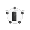 Скло захисне Drobak Apple iPhone 16e Black Frame A+ (383876)