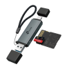 Зчитувач флеш-карт TP-Link USB-C + USB 2.0 SD + TF silver (UA430D)