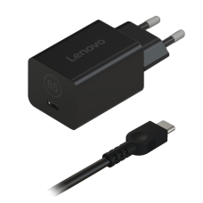 Блок живлення до ноутбуку Lenovo 65W GaN Nano Adapter USB Type-C (40AWGN65EU)
