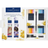Художній маркер Faber-Castell набір двосторонніх Goldfaber Sketch Markers Romantic Manga з аксесуарами (33009)