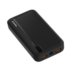 Батарея універсальна ColorWay 20 000 mAh PD/22.5W, QC/3.0, black (CW-PB200LPA4BK-PD)