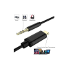 Кабель мультимедійний USB-C to 3.5mm M 1.0m black XoKo (AUX-002-BK)