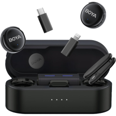 Микрофон Boya LINK 3-01 Type-C/TRS/Lightning Black (LINK 3-01)