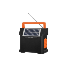 Акустична система NEWVEW NV-9153 Solar Panel/BT/USB/TF/FM Orange (NWVW-NV-9153-OR)