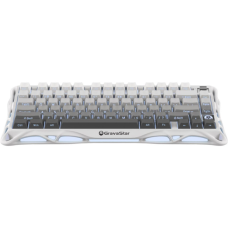 Клавіатура GravaStar Mercury K1 TKL Wireless/Bluetooth/USB UA White (GSK1_GWHT)